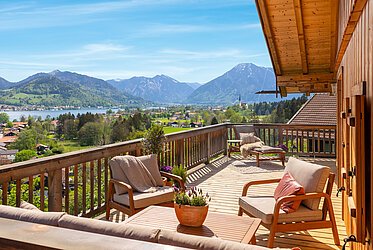 Landhausvilla con un fantastico panorama sul Tegernsee