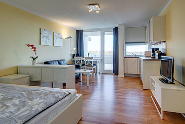 Ramersdorf-Perlach: monolocale redditizio - affittato a tempo determinato