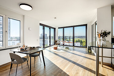 Obersendling: Esclusivo appartamento di 3 stanze ad Alpenglühen - disponibile