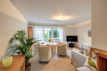 Bellissimo trilocale con quota di giardino